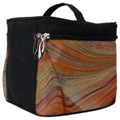 Marbled Paper Mottle Color Movement Make Up Travel Bag (big)