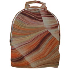 Marbled Paper Mottle Color Movement Mini Full Print Backpack by Pakrebo