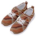 Marbled Paper Mottle Color Movement Women s Velcro Strap Shoes View2