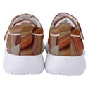 Marbled Paper Mottle Color Movement Women s Velcro Strap Shoes View4