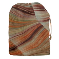 Marbled Paper Mottle Color Movement Drawstring Pouch (XXXL)