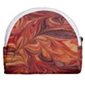 Marbled Paper Mottle Color Movement Horseshoe Style Canvas Pouch View2