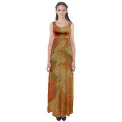 Mottle Color Movement Colorful Empire Waist Maxi Dress