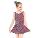 Mottle Color Movement Colorful Kids  Skater Dress Swimsuit View1