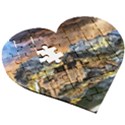 Castle Fantasy Landscape Stormy Wooden Puzzle Heart View3