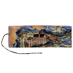 Castle Fantasy Landscape Stormy Roll Up Canvas Pencil Holder (m) by Pakrebo