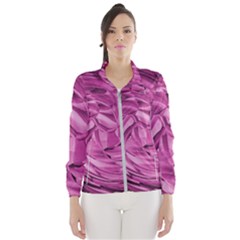 Strudel Magenta Pattern Art Spiral Women s Windbreaker by Pakrebo