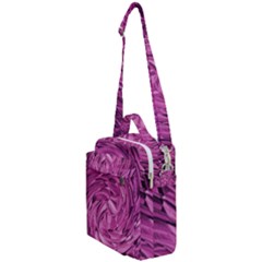 Strudel Magenta Pattern Art Spiral Crossbody Day Bag by Pakrebo