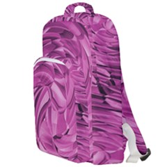 Strudel Magenta Pattern Art Spiral Double Compartment Backpack by Pakrebo