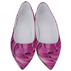 Strudel Magenta Pattern Art Spiral Women s Low Heels by Pakrebo