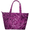 Strudel Magenta Pattern Art Spiral Back Pocket Shoulder Bag  View2