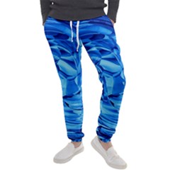 Strudel Blue White Light Blue Men s Jogger Sweatpants