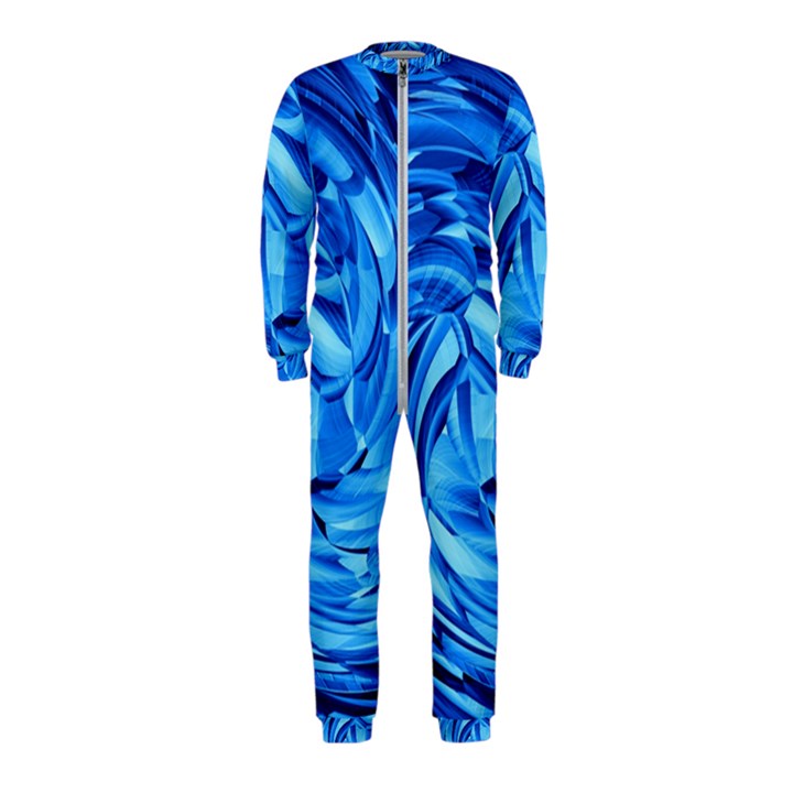 Strudel Blue White Light Blue OnePiece Jumpsuit (Kids)