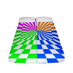 Checkerboard Again 8 Fitted Sheet (full/ Double Size)