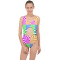 Checkerboard Again 8 Center Cut Out Swimsuit View1