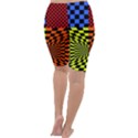 Checkerboard Again 7 Cropped Leggings  View4