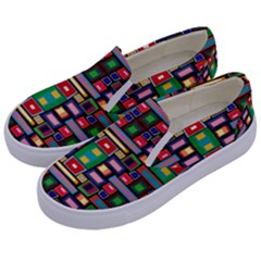 Hs C0 4 Kids  Canvas Slip Ons by ArtworkByPatrick