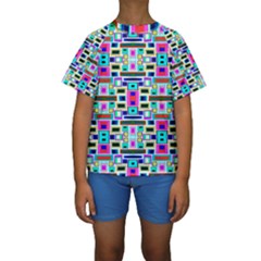 Hs C0 5 Kids  Short Sleeve Swimwear by ArtworkByPatrick