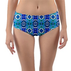 Hs Co 7 Reversible Mid-waist Bikini Bottoms by ArtworkByPatrick