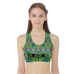 Hs Co 8 Sports Bra With Border by ArtworkByPatrick