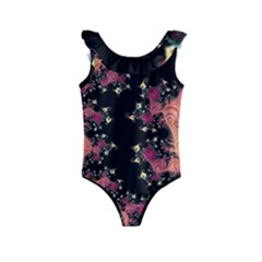 Fractals Kids  Frill Swimsuit by WensdaiAmbrose