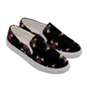 Fractals Women s Canvas Slip Ons View3