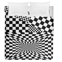 Checkerboard Again 6 Duvet Cover Double Side (queen Size) by impacteesstreetwearseven