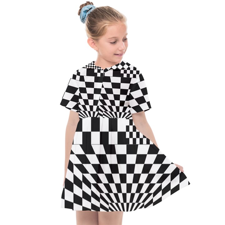 Checkerboard Again 6 Kids  Sailor Dress