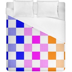 Checkerboard Again 9 Checkerboard Again 9 Duvet Cover (california King Size) by impacteesstreetwearseven