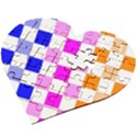 Checkerboard Again 9 Checkerboard Again 9 Wooden Puzzle Heart View2