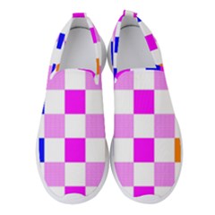 Checkerboard Again 9 Checkerboard Again 9 Women s Slip On Sneakers by impacteesstreetwearseven