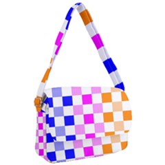 Checkerboard Again 9 Checkerboard Again 9 Courier Bag by impacteesstreetwearseven