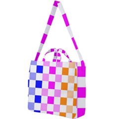 Checkerboard Again 9 Checkerboard Again 9 Square Shoulder Tote Bag by impacteesstreetwearseven