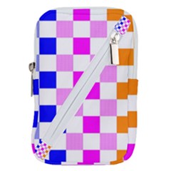 Checkerboard Again 9 Checkerboard Again 9 Belt Pouch Bag (large) by impacteesstreetwearseven