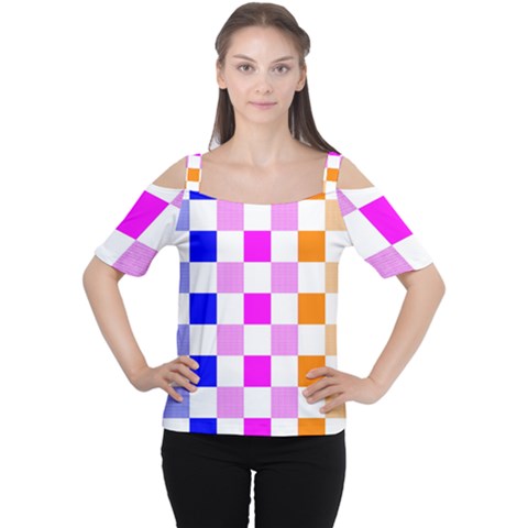 Checkerboard Again 9 Checkerboard Again 9 Cutout Shoulder Tee by impacteesstreetwearseven