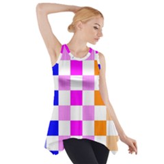 Checkerboard Again 9 Checkerboard Again 9 Side Drop Tank Tunic by impacteesstreetwearseven