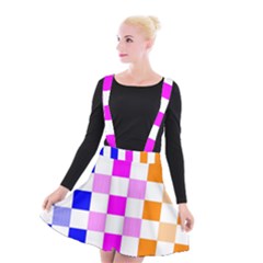 Checkerboard Again 9 Checkerboard Again 9 Suspender Skater Skirt by impacteesstreetwearseven