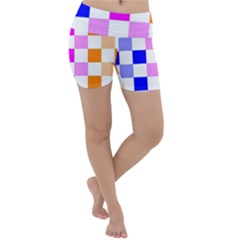 Checkerboard Again 9 Checkerboard Again 9 Lightweight Velour Yoga Shorts by impacteesstreetwearseven