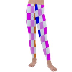 Checkerboard Again 9 Checkerboard Again 9 Kids  Lightweight Velour Leggings