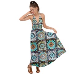 Hsc2 6 Backless Maxi Beach Dress