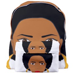 African American Woman With ?urly Hair Giant Full Print Backpack