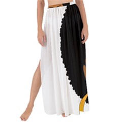 African American Woman With ?urly Hair Maxi Chiffon Tie-up Sarong