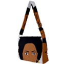 African American woman with сurly hair Full Print Messenger Bag View2