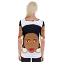 African American woman with сurly hair Wide Neckline Tee View2