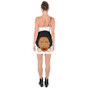 African American woman with сurly hair One Soulder Bodycon Dress View2