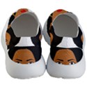 African American woman with сurly hair Men s Lightweight Slip Ons View4