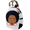 African American woman with сurly hair Travel Backpacks View1