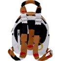 African American woman with сurly hair Travel Backpacks View2