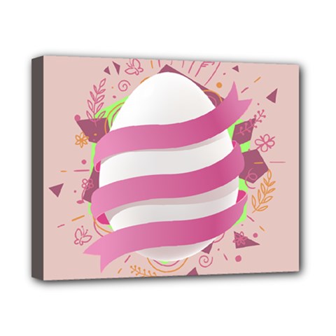 Easter Egg Colorful Spring Color Canvas 10  x 8  (Stretched)