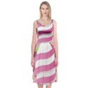 Easter Egg Colorful Spring Color Midi Sleeveless Dress View1